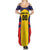 Custom Ecuador Rugby Family Matching Summer Maxi Dress and Hawaiian Shirt Los Piqueros Go Champions