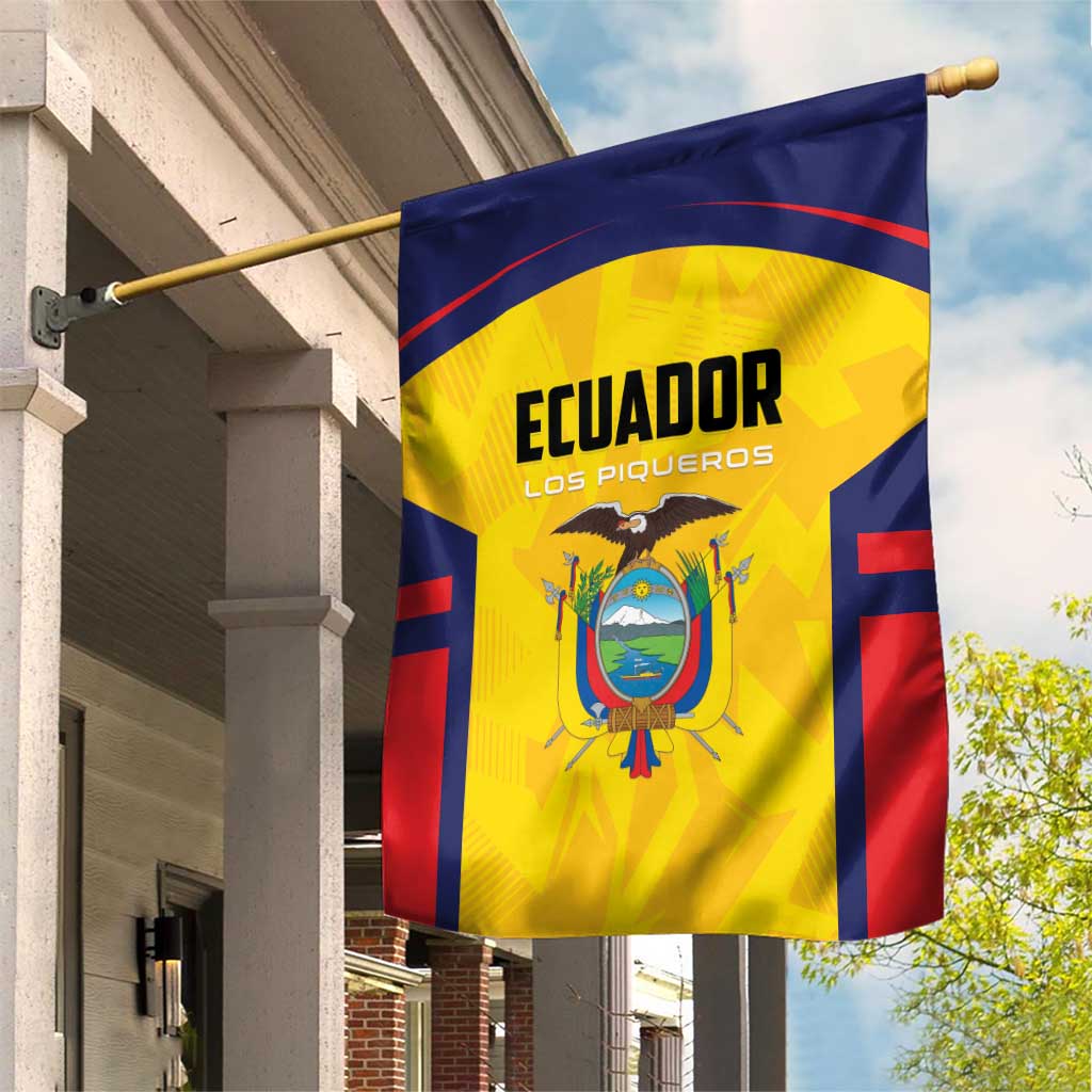 Ecuador Rugby Garden Flag Los Piqueros Go Champions