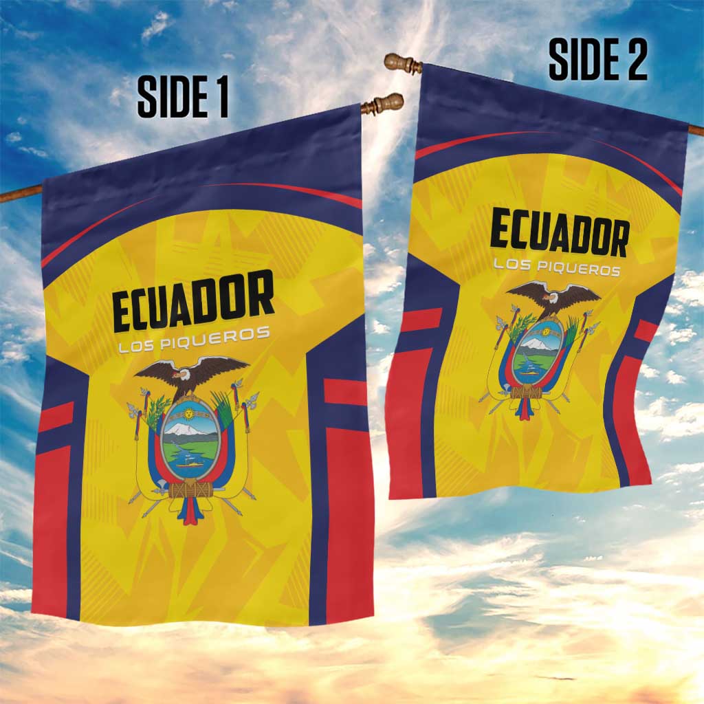Ecuador Rugby Garden Flag Los Piqueros Go Champions