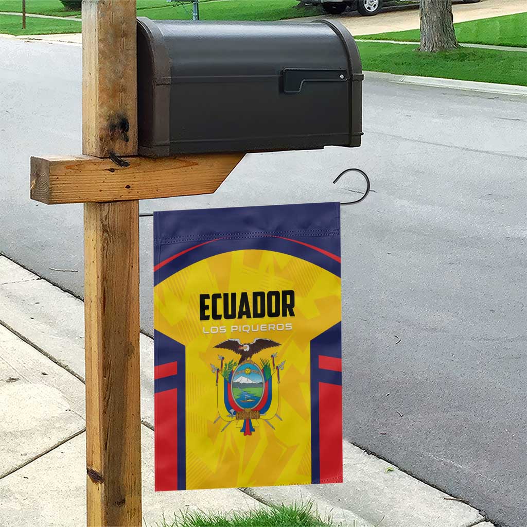 Ecuador Rugby Garden Flag Los Piqueros Go Champions