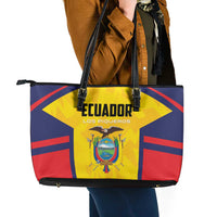 Ecuador Rugby Leather Tote Bag Los Piqueros Go Champions