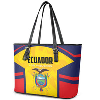 Ecuador Rugby Leather Tote Bag Los Piqueros Go Champions