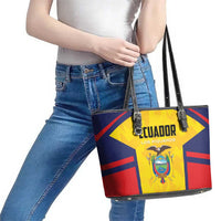 Ecuador Rugby Leather Tote Bag Los Piqueros Go Champions