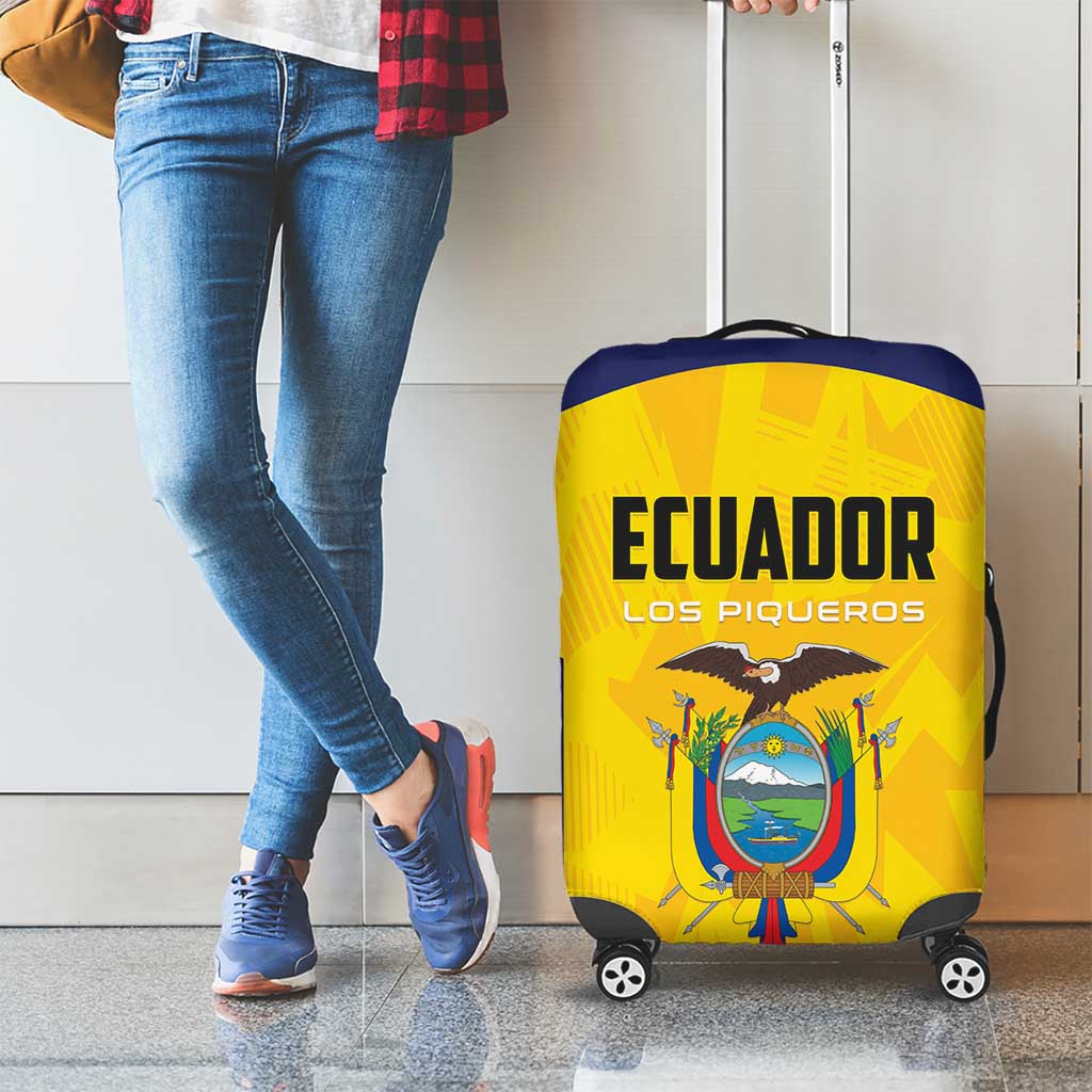 Ecuador Rugby Luggage Cover Los Piqueros Go Champions