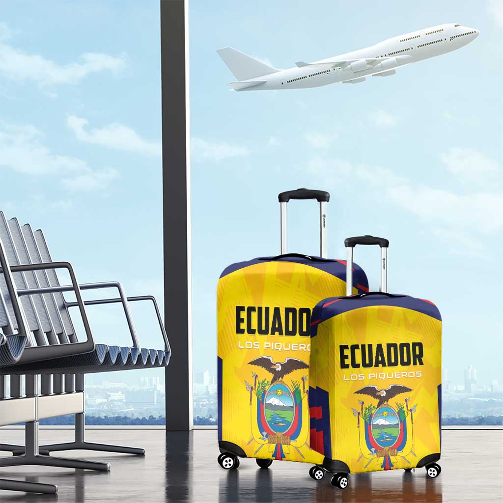 Ecuador Rugby Luggage Cover Los Piqueros Go Champions