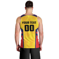Custom Ecuador Rugby Men Tank Top Los Piqueros Go Champions