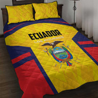 Ecuador Rugby Quilt Bed Set Los Piqueros Go Champions