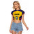 Custom Ecuador Rugby Raglan Cropped T Shirt Los Piqueros Go Champions