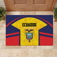 Ecuador Rugby Rubber Doormat Los Piqueros Go Champions