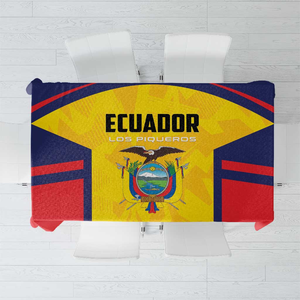 Ecuador Rugby Tablecloth Los Piqueros Go Champions
