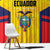 Ecuador Rugby Window Curtain Los Piqueros Go Champions