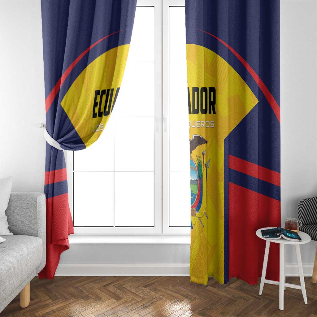 Ecuador Rugby Window Curtain Los Piqueros Go Champions