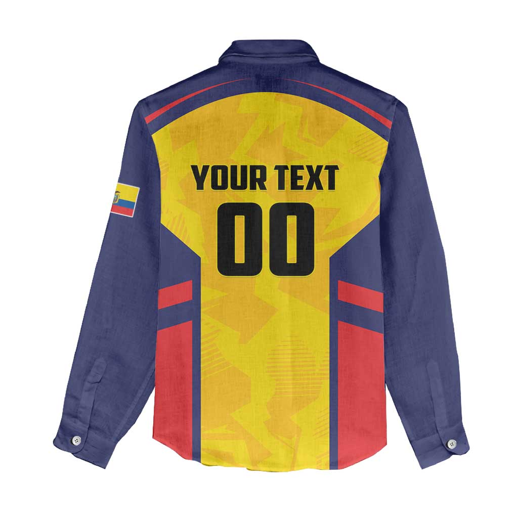 Custom Ecuador Rugby Women Casual Shirt Los Piqueros Go Champions