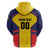Custom Ecuador Rugby Zip Hoodie Los Piqueros Go Champions