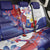 Philippines Sun Plumeria Floral Back Car Seat Cover Unique Stylized
