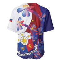 Philippines Sun Plumeria Floral Baseball Jersey Unique Stylized