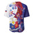 Philippines Sun Plumeria Floral Baseball Jersey Unique Stylized