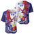 Philippines Sun Plumeria Floral Baseball Jersey Unique Stylized