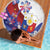 Philippines Sun Plumeria Floral Beach Blanket Unique Stylized