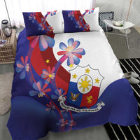 Philippines Sun Plumeria Floral Bedding Set Unique Stylized