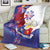 Philippines Sun Plumeria Floral Blanket Unique Stylized