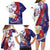 Philippines Sun Plumeria Floral Family Matching Long Sleeve Bodycon Dress and Hawaiian Shirt Unique Stylized