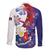 Philippines Sun Plumeria Floral Family Matching Long Sleeve Bodycon Dress and Hawaiian Shirt Unique Stylized