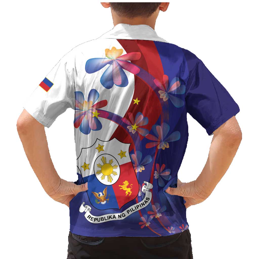 Philippines Sun Plumeria Floral Family Matching Mermaid Dress and Hawaiian Shirt Unique Stylized