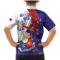 Philippines Sun Plumeria Floral Family Matching Mermaid Dress and Hawaiian Shirt Unique Stylized