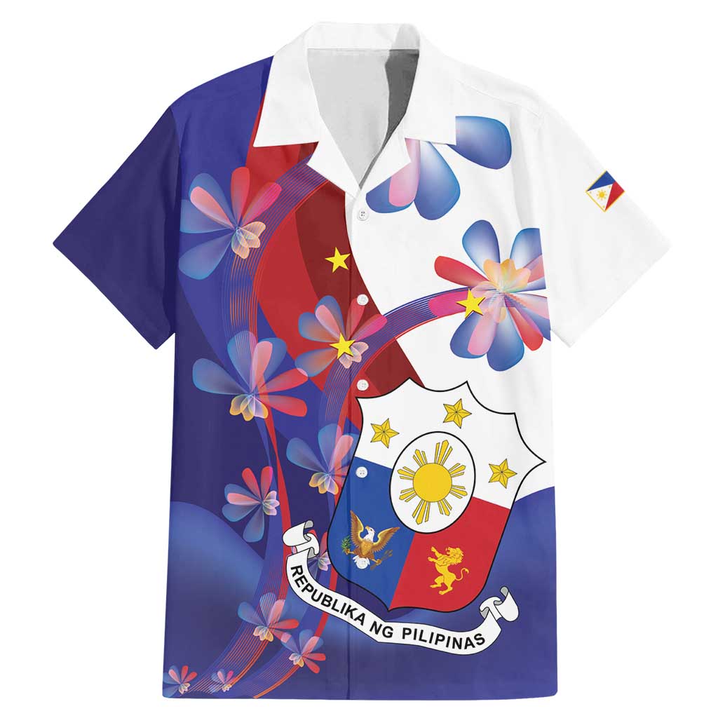 Philippines Sun Plumeria Floral Family Matching Mermaid Dress and Hawaiian Shirt Unique Stylized