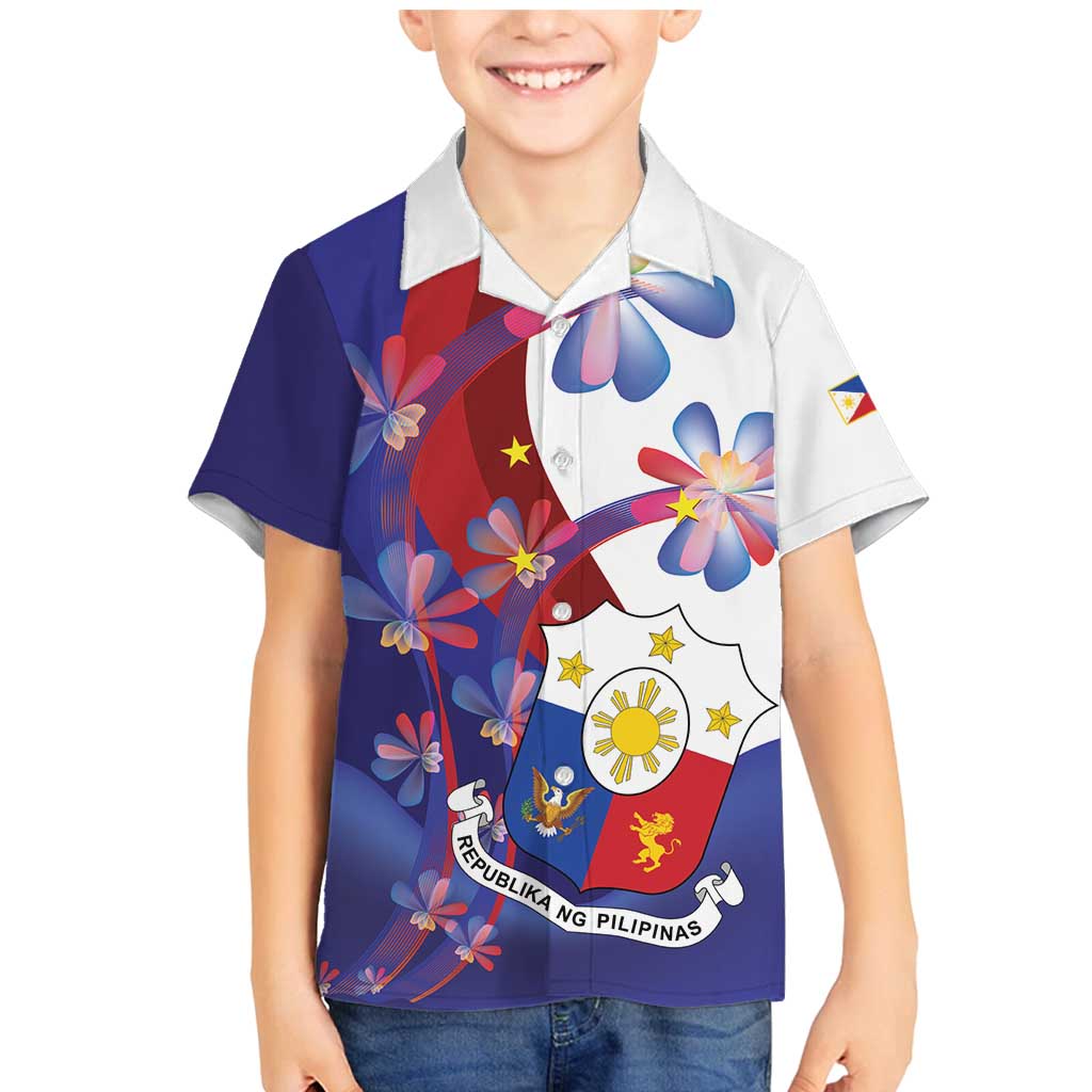 Philippines Sun Plumeria Floral Family Matching Mermaid Dress and Hawaiian Shirt Unique Stylized