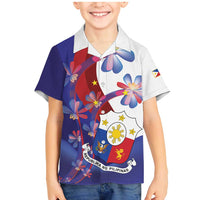Philippines Sun Plumeria Floral Family Matching Mermaid Dress and Hawaiian Shirt Unique Stylized