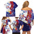 Philippines Sun Plumeria Floral Family Matching Off Shoulder Short Dress and Hawaiian Shirt Unique Stylized