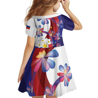 Philippines Sun Plumeria Floral Family Matching Puletasi and Hawaiian Shirt Unique Stylized