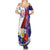Philippines Sun Plumeria Floral Family Matching Summer Maxi Dress and Hawaiian Shirt Unique Stylized