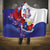 Philippines Sun Plumeria Floral Hooded Blanket Unique Stylized