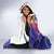 Philippines Sun Plumeria Floral Hooded Blanket Unique Stylized