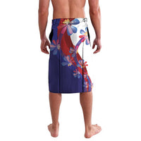 Philippines Sun Plumeria Floral Lavalava Unique Stylized