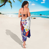 Philippines Sun Plumeria Floral Sarong Unique Stylized