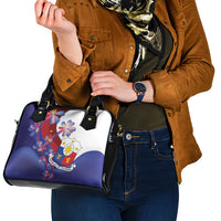 Philippines Sun Plumeria Floral Shoulder Handbag Unique Stylized