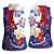Philippines Sun Plumeria Floral Women Sleeveless Polo Shirt Unique Stylized