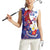 Philippines Sun Plumeria Floral Women Sleeveless Polo Shirt Unique Stylized