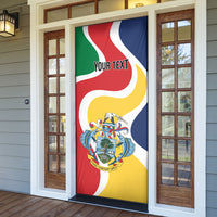 Personalized Seychelles Door Cover Finis Coronat Opus