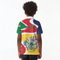 Personalized Seychelles Kid Polo Shirt Finis Coronat Opus