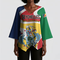 Personalized Seychelles Kimono Sleeve Blouse Finis Coronat Opus