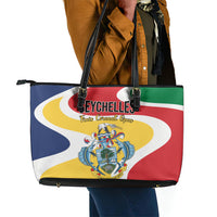 Seychelles Leather Tote Bag Finis Coronat Opus