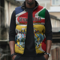 Personalized Seychelles Sleeveless Puffer Jacket Finis Coronat Opus