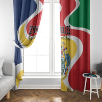 Seychelles Window Curtain Finis Coronat Opus