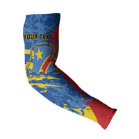 Personalized DR Congo Independence Day Arm Sleeves Congo-Kinshasa Leopard
