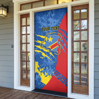 Personalized DR Congo Independence Day Door Cover Congo-Kinshasa Leopard